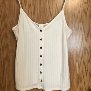 H&M button down tank top